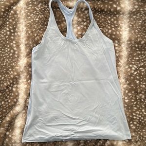 Light blue athletic lululemon top